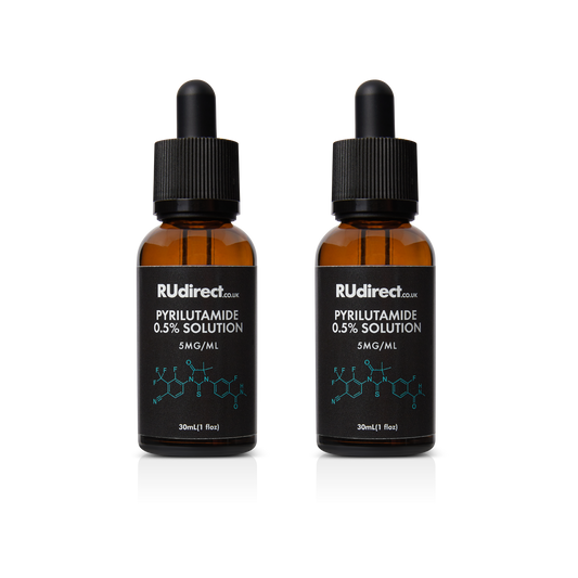 Pyrilutamide 0.5% solution - 2x30ml bottles