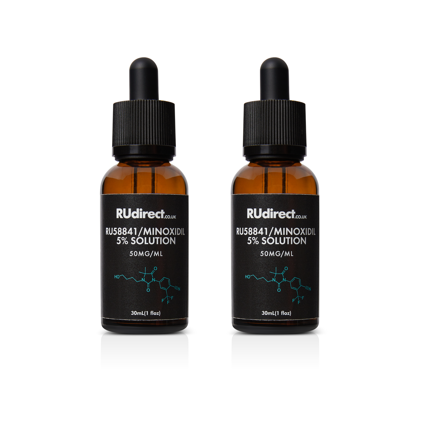 RU58841/Minoxidil 5% solution - 2x30ml bottles