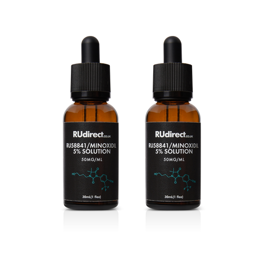RU58841/Minoxidil 5% solution - 2x30ml bottles