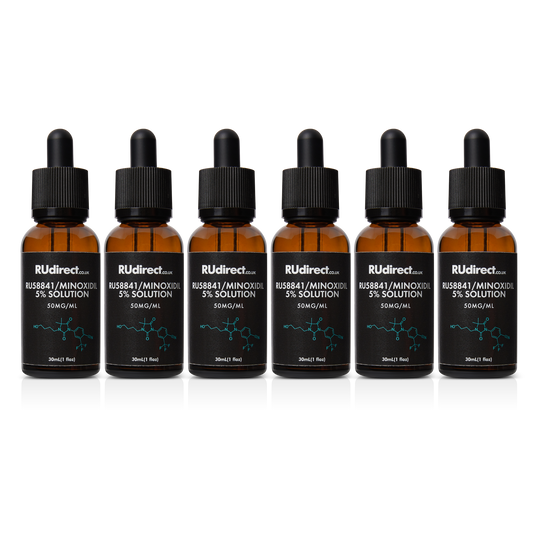 RU58841/Minoxidil 5% solution - 6x30ml bottles