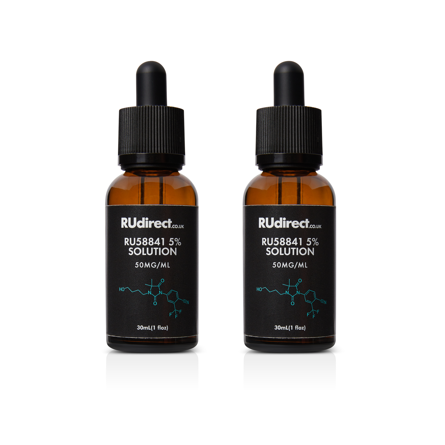 RU58841 5% solution - 2x30ml bottles