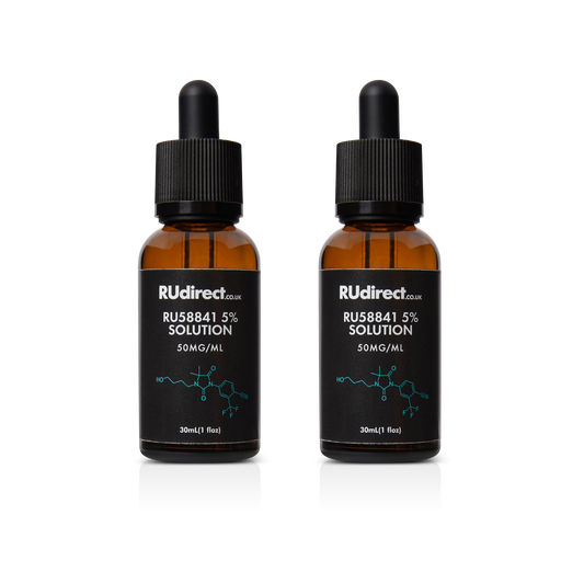 RU58841 5% solution - 2x30ml bottles