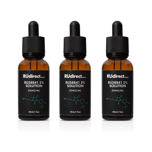 RU58841 5% solution - 3x30ml bottles