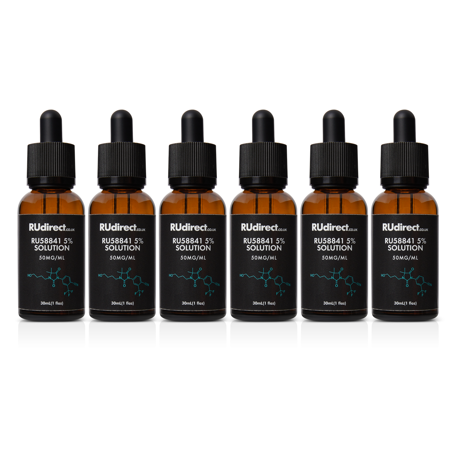 RU58841 5% solution - 6x30ml bottles